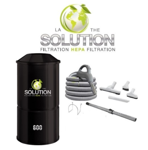 solution 600t central vacuum package with attachment kit