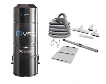 MVac M80 Central Vacuum Package with Deluxe Attachments 