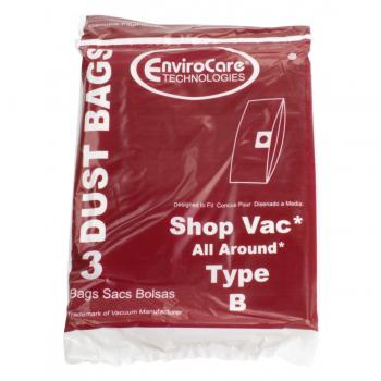 Shop-Vac Type B All Around QAM70 906-68-82 Vacuum Cleaner Bags