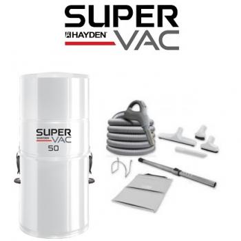 Super Vac Central Vacuum Systems by Hayden Super Vac Central Vacuum and Attachments Combos