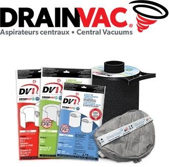 Drainvac Central Vacuums Drainvac Vacuum Bags and Filters