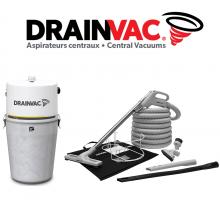 CENTRAL VACUUM - Drainvac Drainvac Central Vacuum and Attachments Combos
