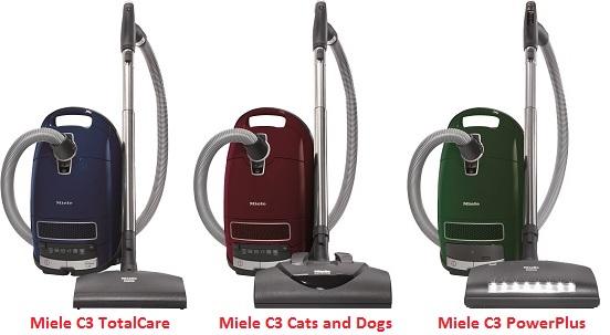 Miele C3 Complete Vacuum Cleaners