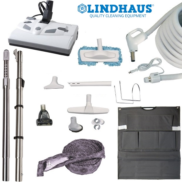 lindhaus pb12e cetral vacuum powerbrush kit