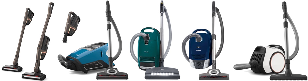 Miele vacuum cleaners lineup