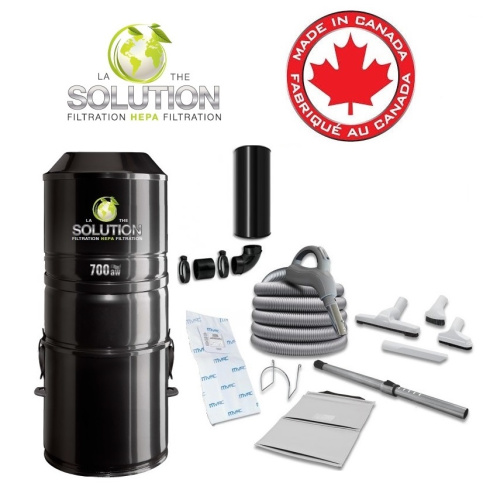 Solution 700 Central Vacuum Package with Deluxe Attachments
