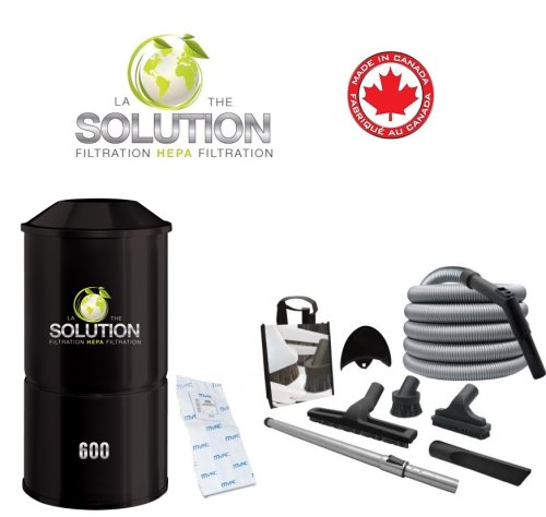 Solution 600T Central Vacuum Package with Comfort Attachments