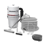 Drainvac S1008-Mira Central Vacuum System Package with Accessories