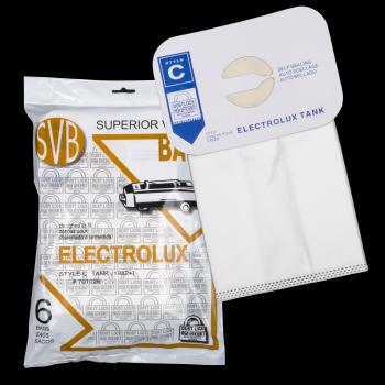 ELECTROLUX HEPA CANISTER VACUUM BAGS, TYPE C, PK 6