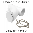 Utility Inlet Valve for Central Vacuum System