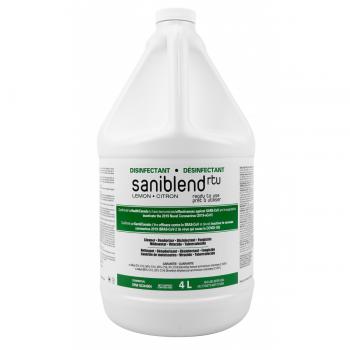 Saniblend RTU- Cleaner - Deodorizer - Disinfectant - Ready to Use - Lemon - 1.06 gal (4 L)