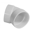 Short 45 Degrees Elbow Central Vacuum Fitting